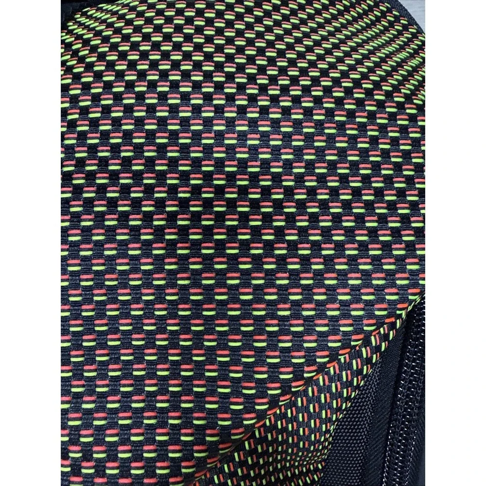 Tumi Barksdale Backpack‎ Orange Green Geometric Laptop Bag Large Carryon Snap